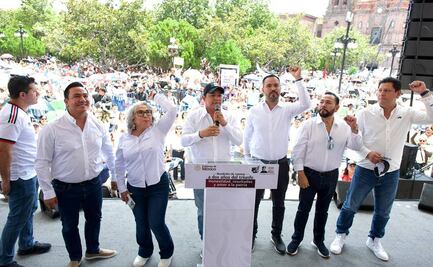 Refrenda Gallardo respaldo de San Luis Potosí a Claudia Sheinbaum durante el informe de gobierno de la presidenta