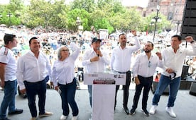 Refrenda Gallardo respaldo de San Luis Potosí a Claudia Sheinbaum durante el informe de gobierno de la presidenta