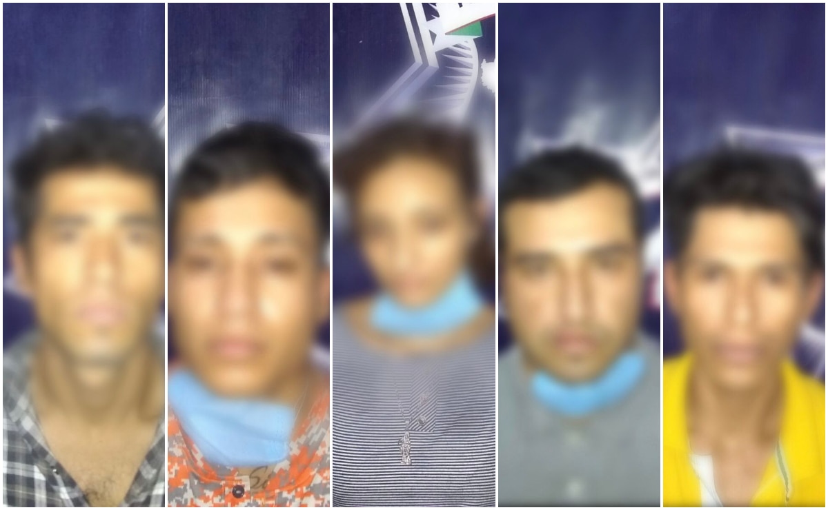 Detienen a cinco personas con droga en Ciudad Valles; una es menor de edad