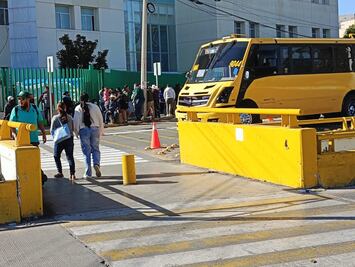 Peatones toman la glorieta Bocanegra en SLP; buscan reducir riesgos viales y evitar accidentes 