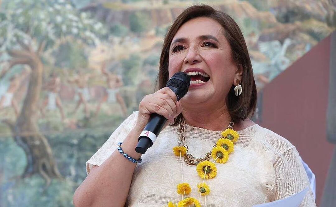 Xóchitl Gálvez, candidata presidencial de la coalición Fuerza y Corazón por México. Foto: Berenice Fregoso / EL UNIVERSAL