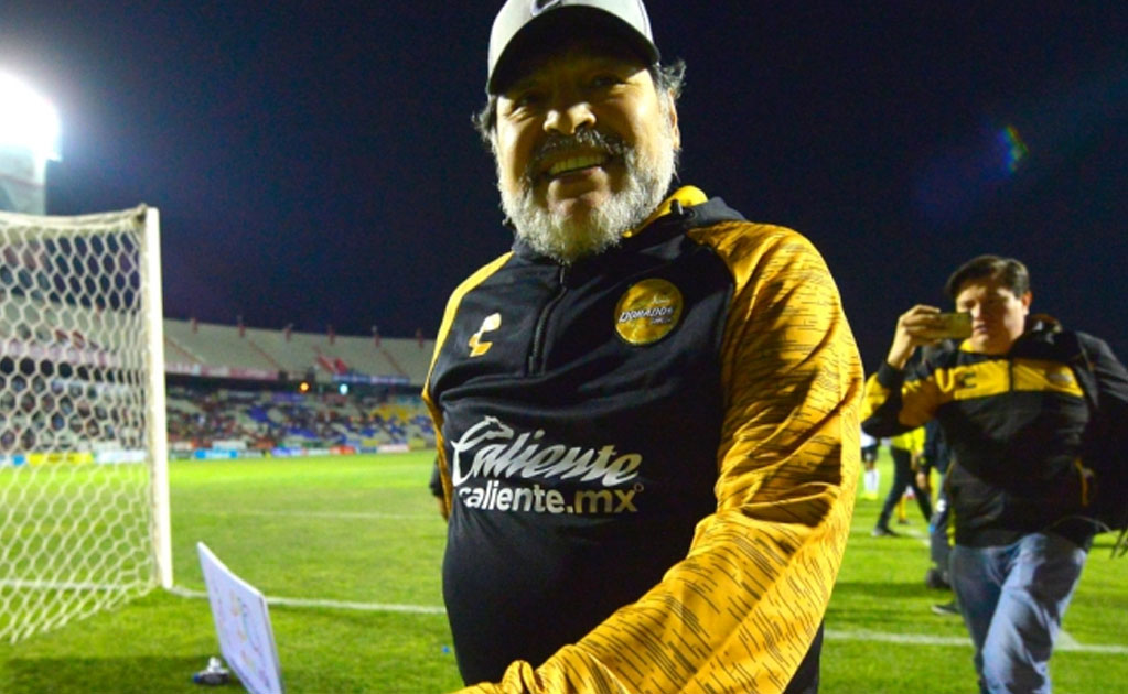 Así motiva Diego Armando Maradona a los Dorados