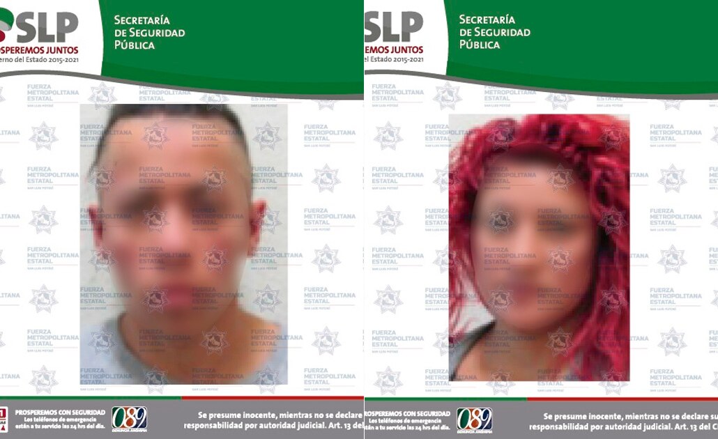 Detienen a pareja, traían marihuana y un arma blanca