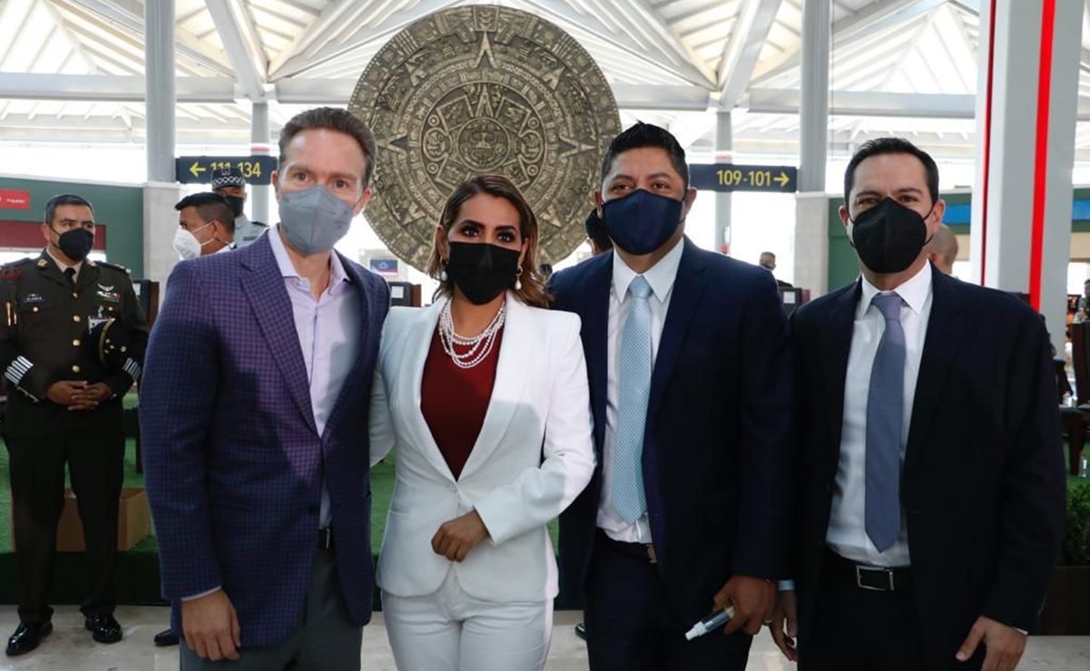 Asiste Ricardo Gallardo a inauguración del AIFA; obra es ejemplo de buen manejo de recursos, dice