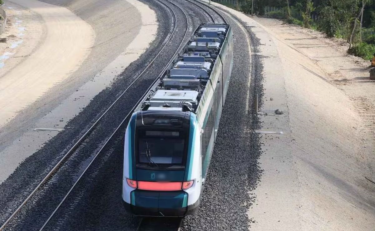 Nuevo sistema ferroviario del gobierno federal. Foto: Berenice Fregoso. EL UNIVERSAL