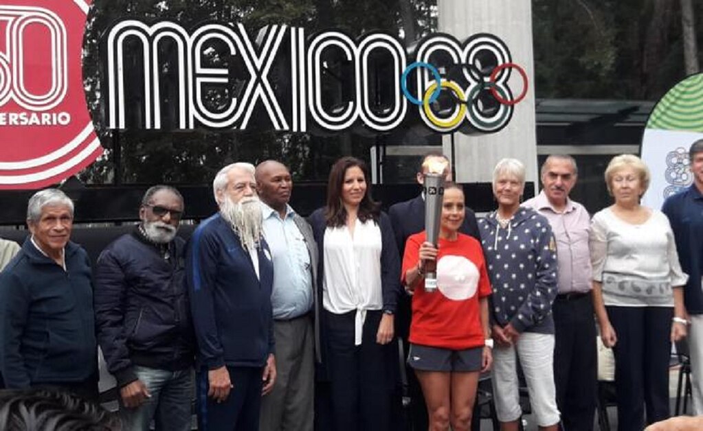 Fuego olímpico regresa a Ciudad Universitaria