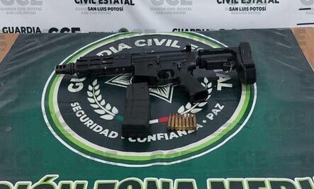 Más de 250 armas decomisadas al crimen organizado pasarán a manos de la Guardia Civil de SLP