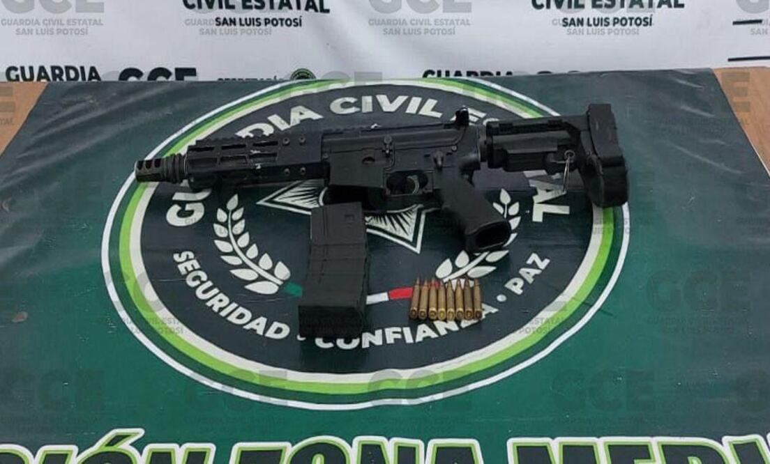 El armamento es de manufactura estadounidense traficado ilegalmente hacia México. Foto: GCE