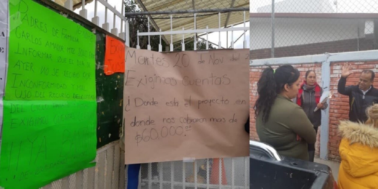 Padres de familia denuncian irregularidades en escuela Carlos Amador