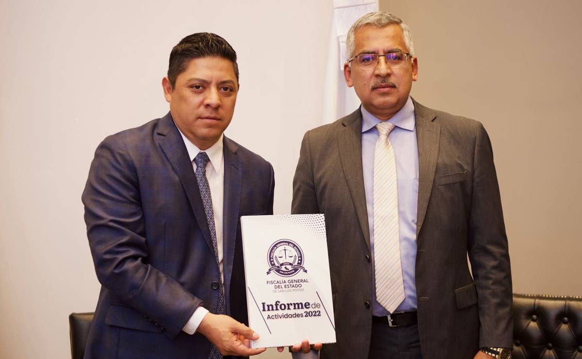 José Luis Ruiz Contreras, fiscal de SLP, entrega su “Informe de Actividades 2022”