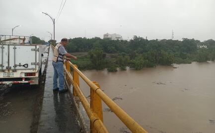 Cruzar ríos durante temporada de lluvias podría ser mortal, alerta Protección Civil de SLP