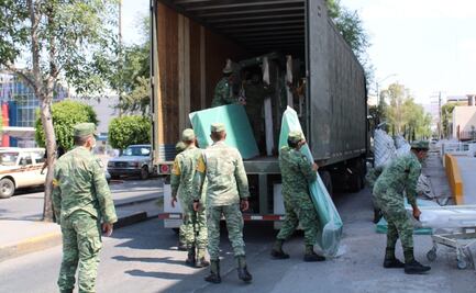Sedena entrega otras 29 camas para atender Covid-19 a dos hospitales en SLP