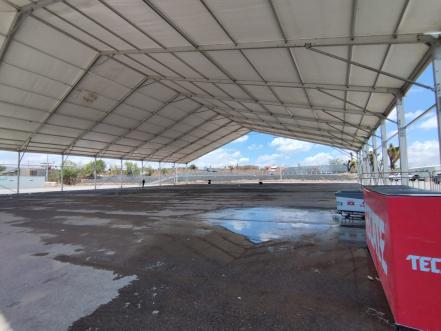 Tras fuertes lluvias, Protección Civil supervisa instalaciones de la Fenapo; hoy se abrirá hasta las 5 de la tarde