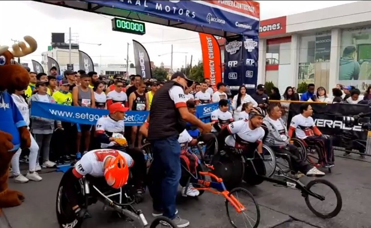 ¡En sus marcas, listos! Invitan a participar en carreta atlética inclusiva en SLP