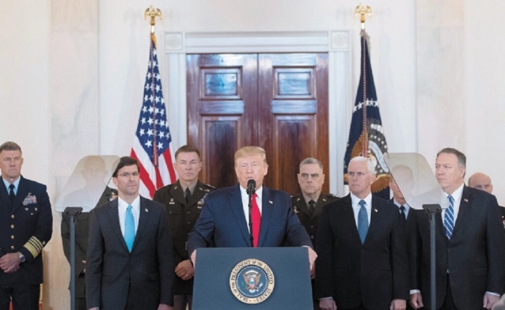 EU asesina a un general; Irán lanza misiles y Trump tiende la mano