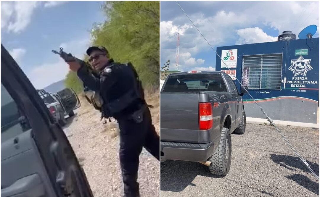 VIDEO. Policías estatales detienen y agreden a familia en Matehuala, SLP. Foto: Captura de pantalla
