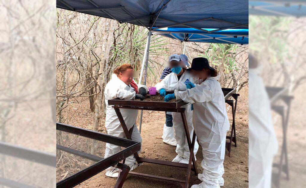 Fosa ubicada en la Huasteca dio positivo en restos humanos