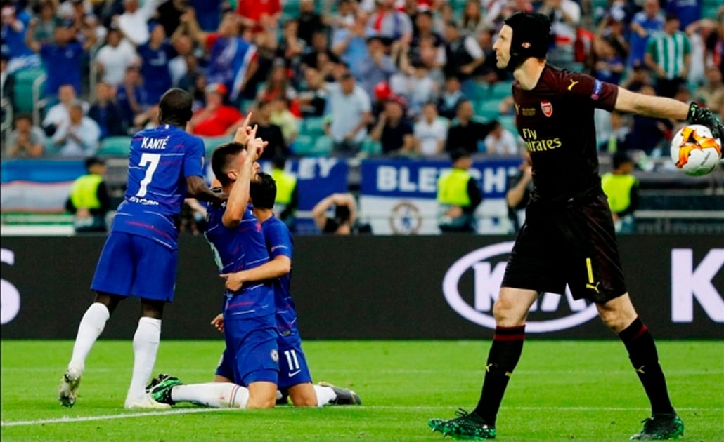 Chelsea aplasta al Arsenal y es campeón de la Europa League