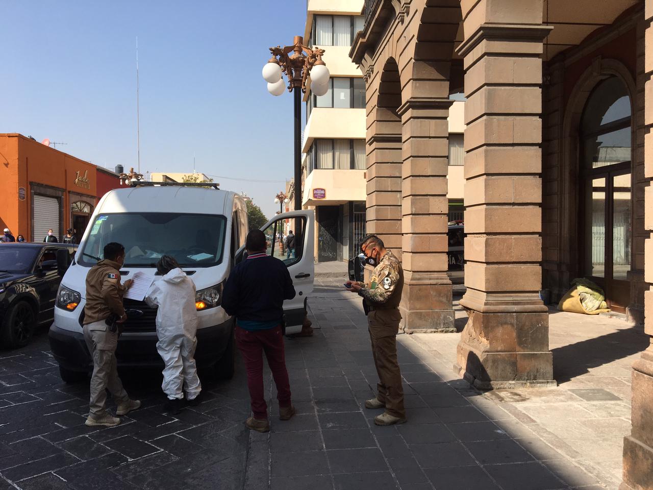 Indigente fallece en calles del Centro Histórico de SLP