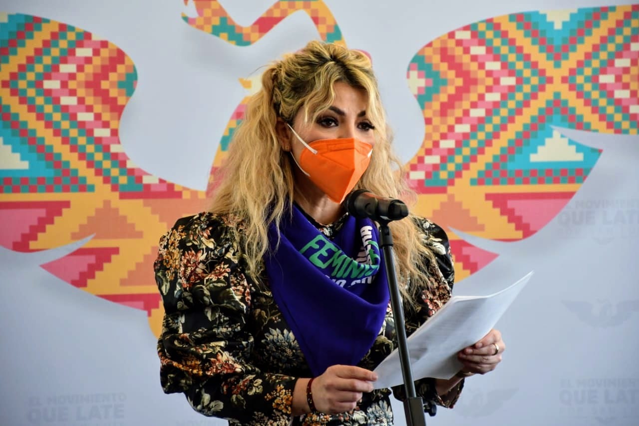 Marvelly Costanzo se registra como candidata de Movimiento Ciudadano a gubernatura de SLP