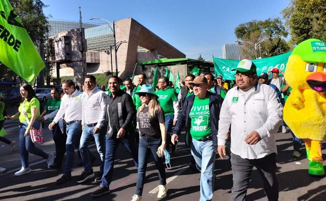 Destaca Ricardo Gallardo afluencia en marcha convocada por AMLO en CDMX