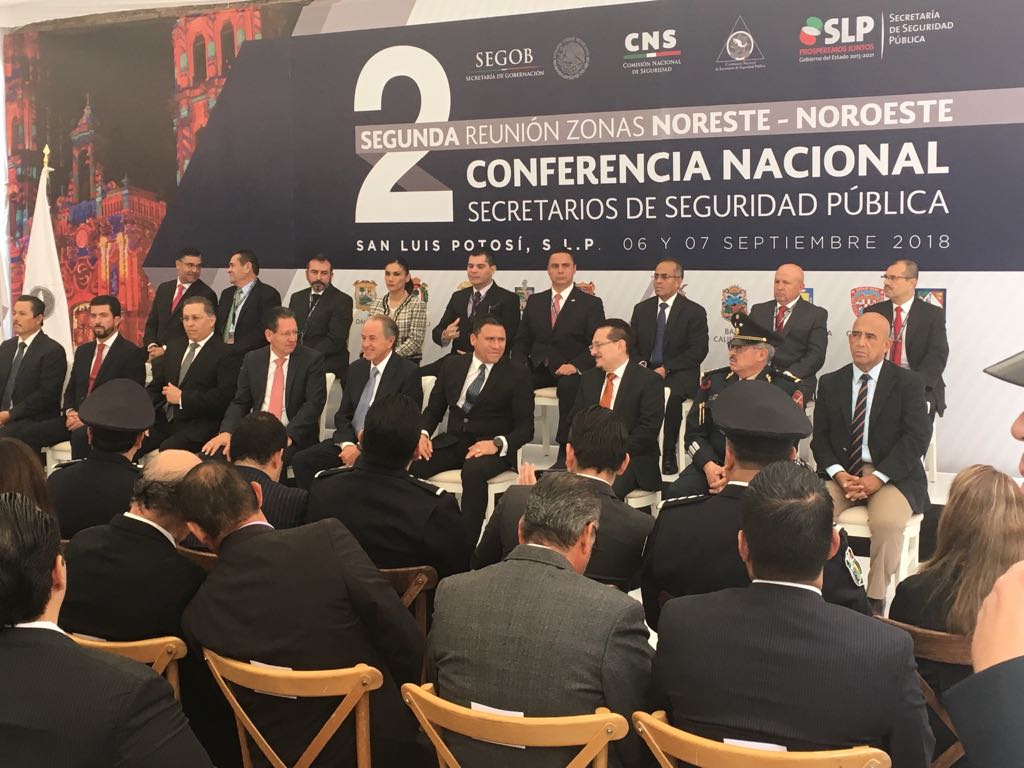 Realizan reunión nacional de Seguridad Pública en SLP