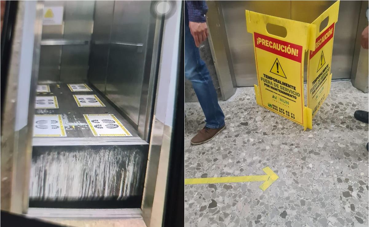 Fallas elevador del IMSS