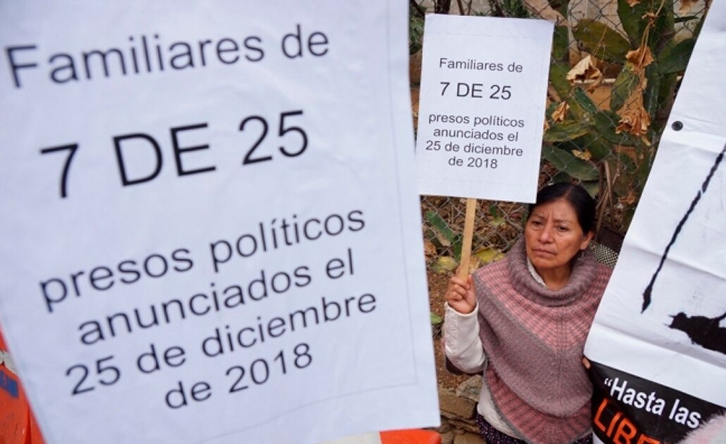 Liberan a tres presos “políticos” tras amnistía otorgada por AMLO