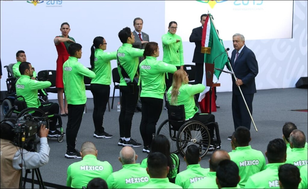 Dólares decomisados al crimen serán para apoyar a Parapanamericanos: AMLO