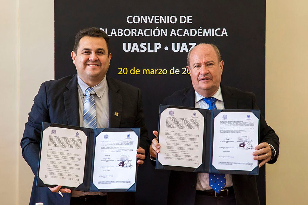 UASLP y UAZ firman acuerdo de colaboración 