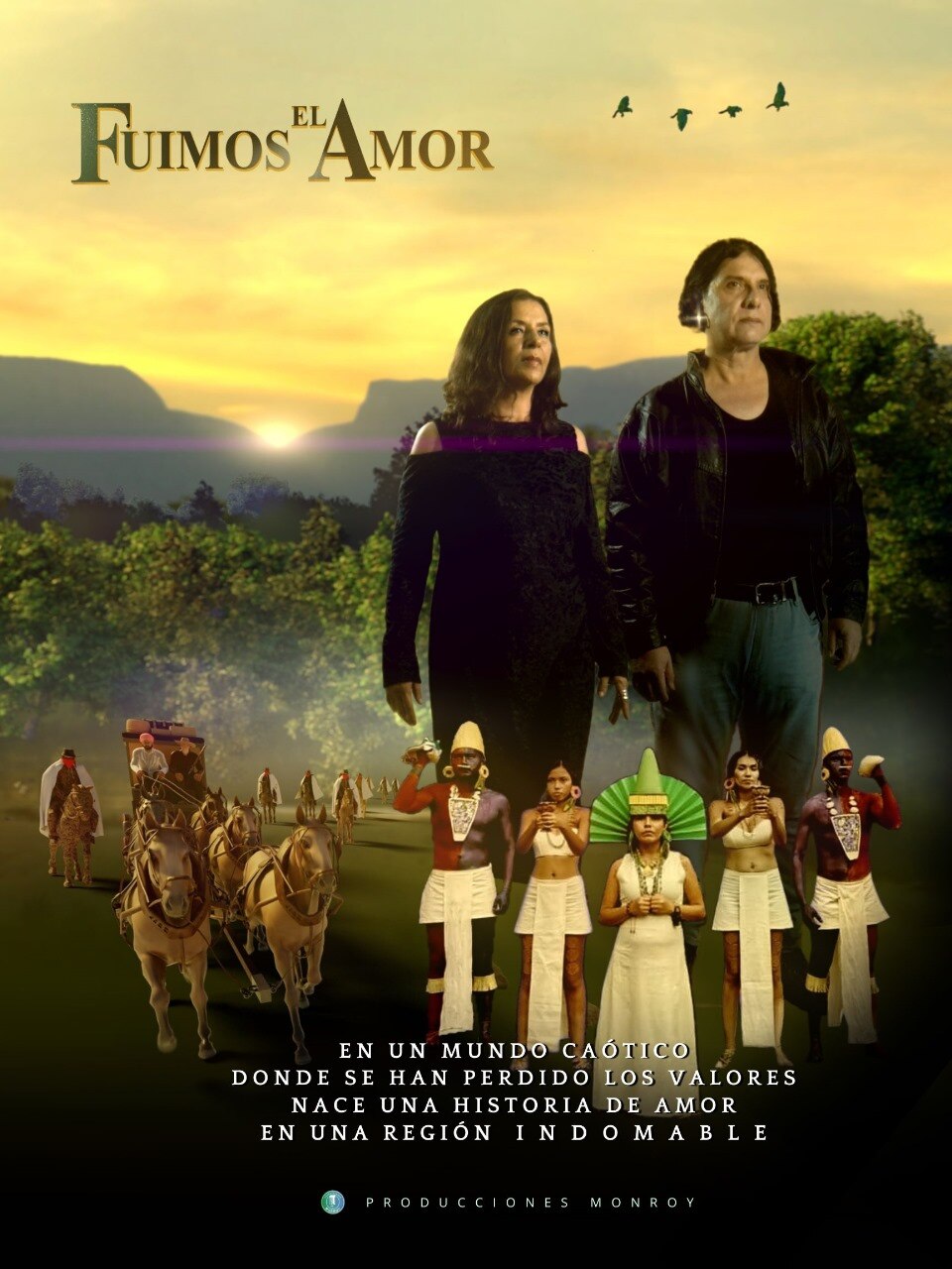 Cartel cortometraje "Fuimos el amor", filmados en SLP. Fotos: Cortesía Luis Monroy