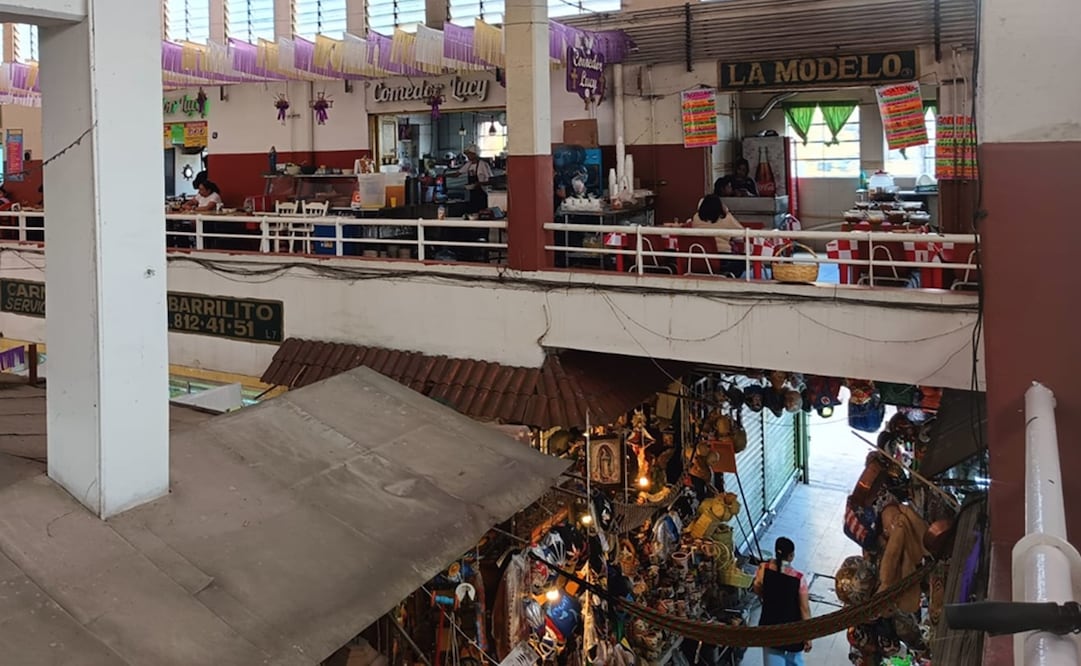 Mercado Hidalgo de SLP celebra su aniversario 81. Foto: Jazmín Ramírez