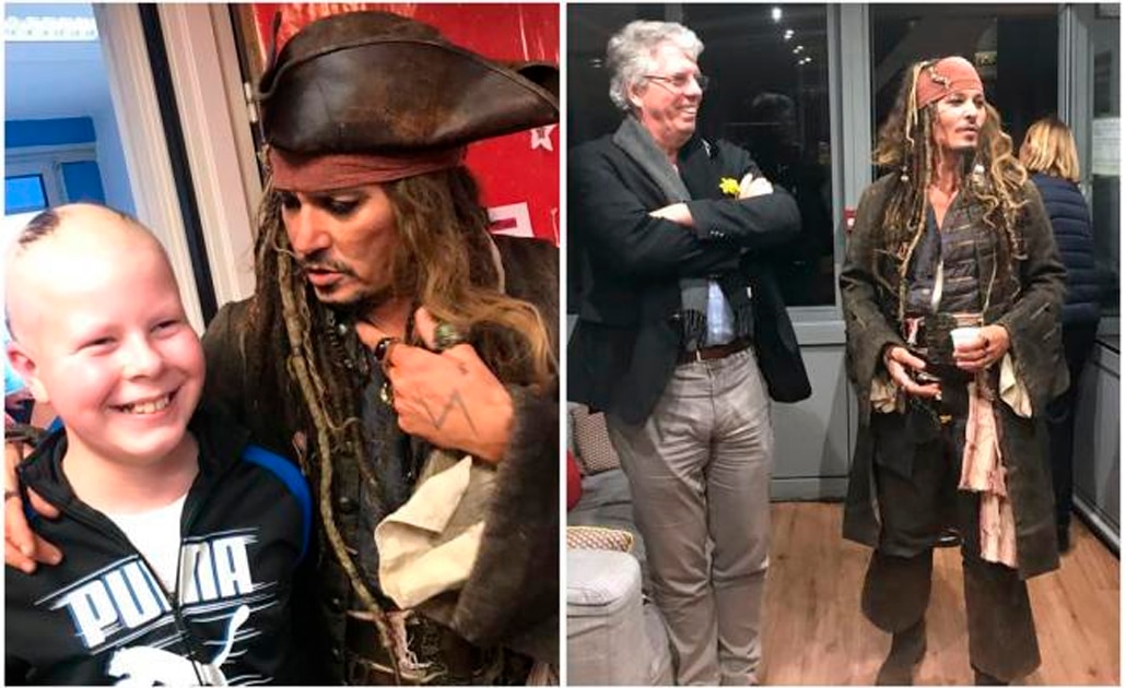 Johnny Depp se vuelve a poner el traje de Jack Sparrow