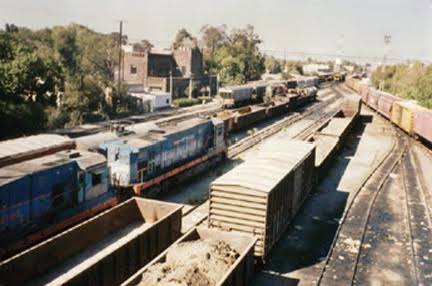 Así se veía el antiguo patio ferroviario en SLP. Foto: Archivo