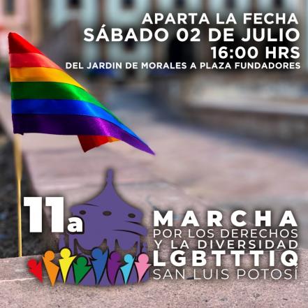 ¿Cuándo es la marcha del orgullo LGBT+ en San Luis Potosí? Te decimos la fecha