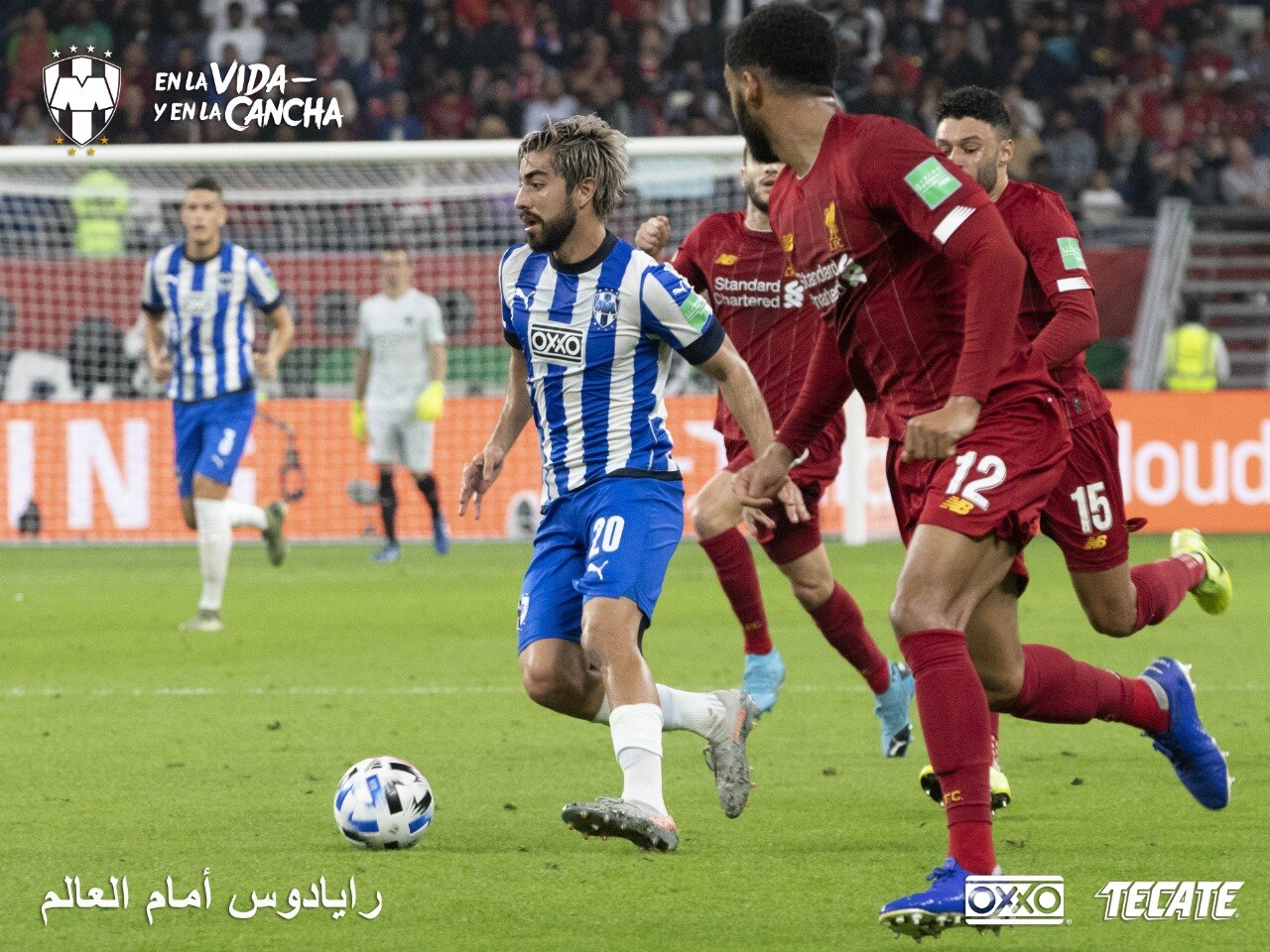 Liverpool vence a Monterrey en el último minuto