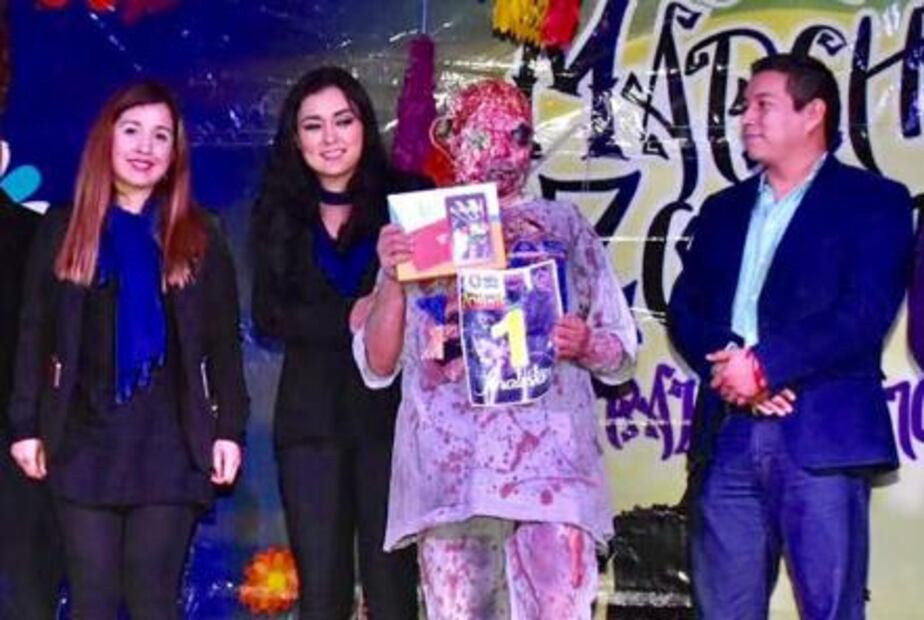 Celebran sexta edición de la marcha zombie