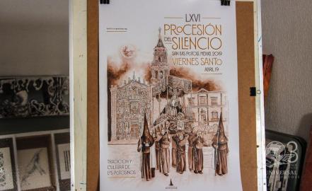 Verónica Elías, la artista detrás del cartel de la Procesión del Silencio 2019