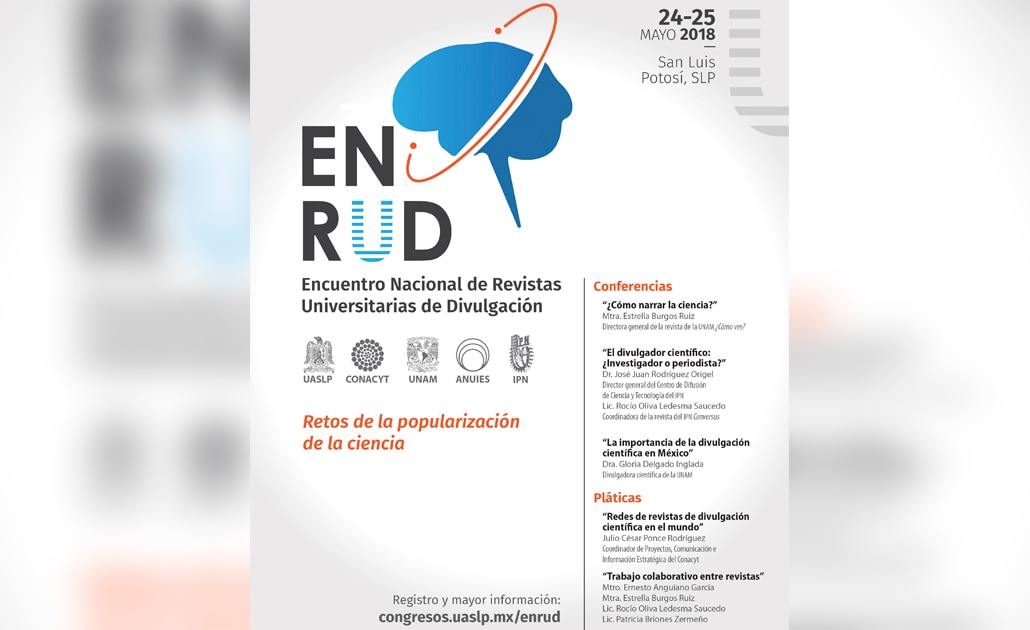 Será UASLP sede de encuentro de Revistas Universitarias de Divulgación