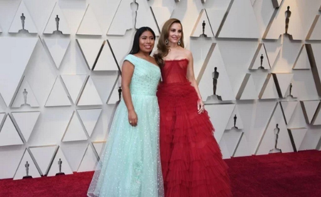 Yalitza Aparicio y Marina de Tavira FOTo: AFP