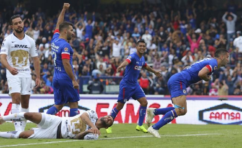 Cruz Azul gana a Pumas y recupera el liderato