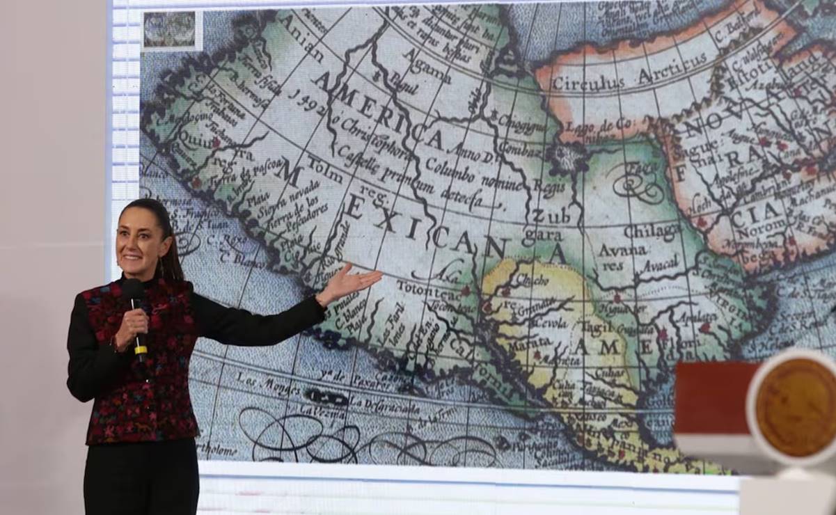 Claudia Sheinbaum respondió a Trump por plantear cambiar el nombre del Golfo de México por “Golfo de América”. Foto: Carlos Mjeía / EL UNIVERSAL