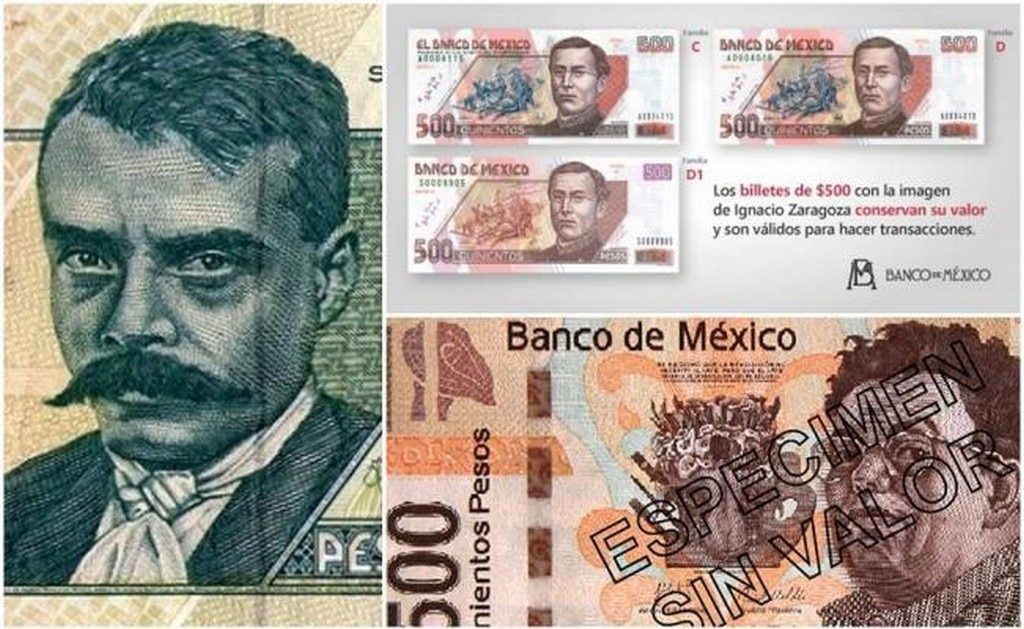  Éstos son los billetes que han sido descontinuados en los últimos años