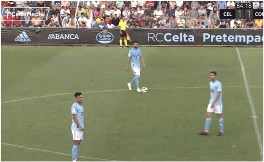Néstor Araujo debutó con el Celta de Vigo