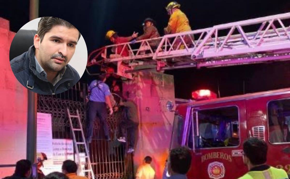 Intentaba ingresar al panteón y se quedó atorado, autoridades piden no entrar sin permiso. Foto: Humberto Torres