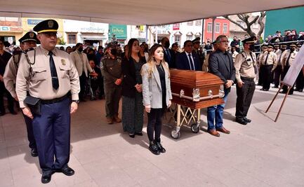 Rinden homenaje a agente de Ministerio Público fallecido en accidente de tránsito