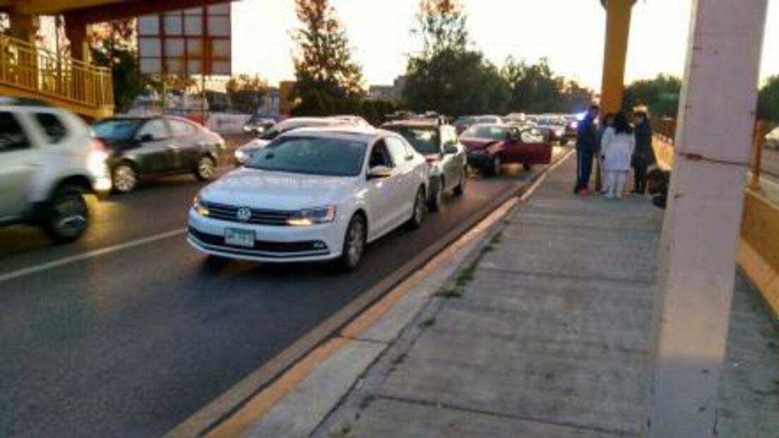 Reportan carambola en Salvador Nava