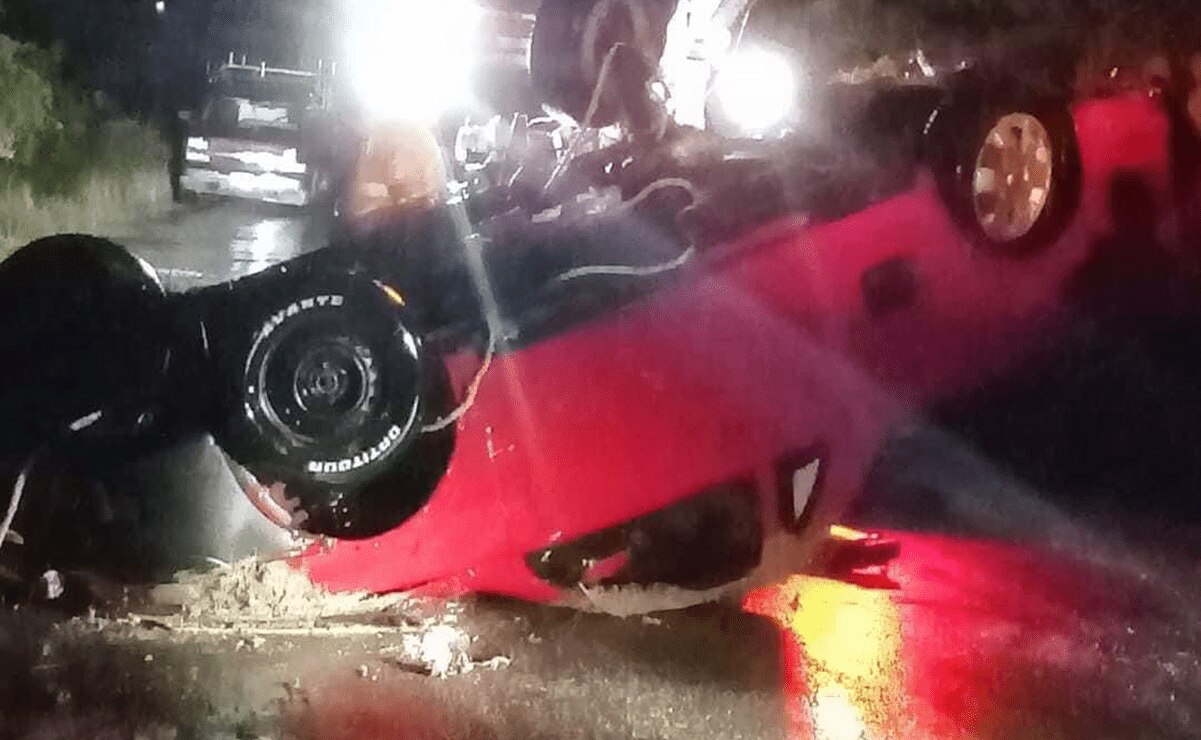 Tras fuertes lluvias, muere conductor arrastrado por corriente de agua en Mexquitic. Foto: CEPC