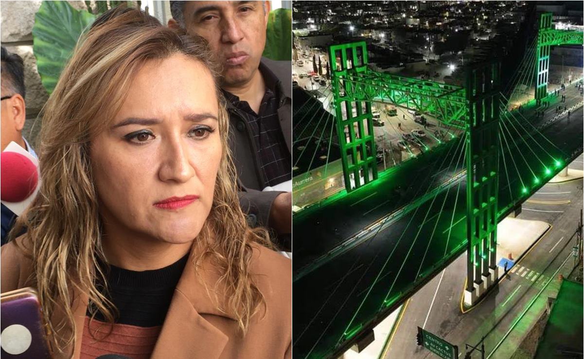 Detienen a ladrones de cableado de puente atirantado en SLP; autoridades ven posible sabotaje. Foto: Especial