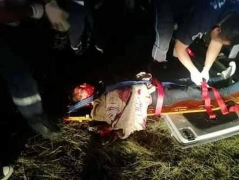  Migrantes se accidentan en carretera 